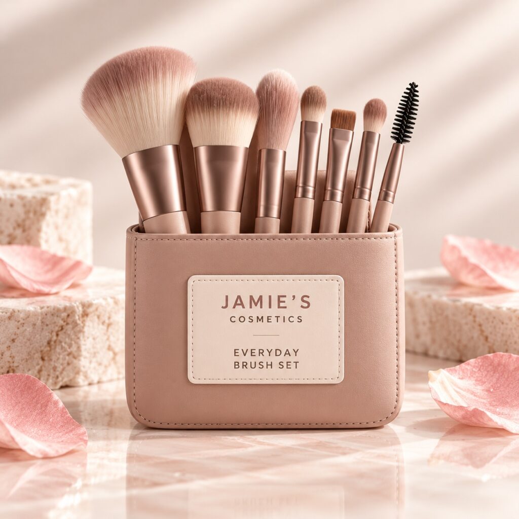 Jamie Cosmetics v19 Everyday Brush Set